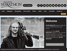 Tablet Screenshot of miltosmarathon.com